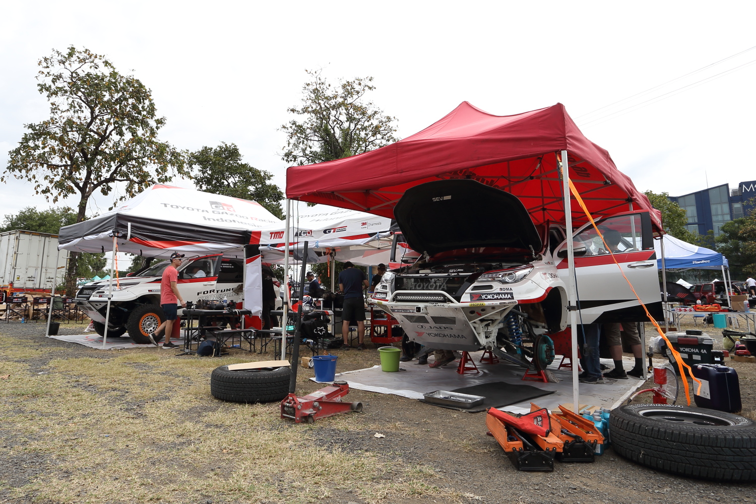 State of the pit area